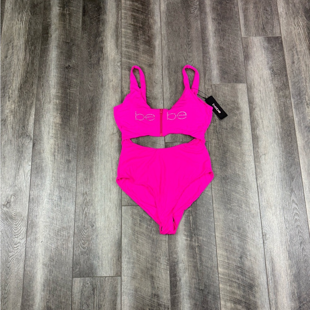Bebe Hot‎ Pink Monokini